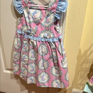 Pink and Blue Kids Dress